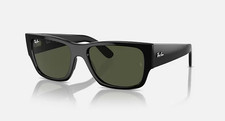Ray-Ban Carlos montatura nero lucido / lenti verdi RB0947S 901-3156