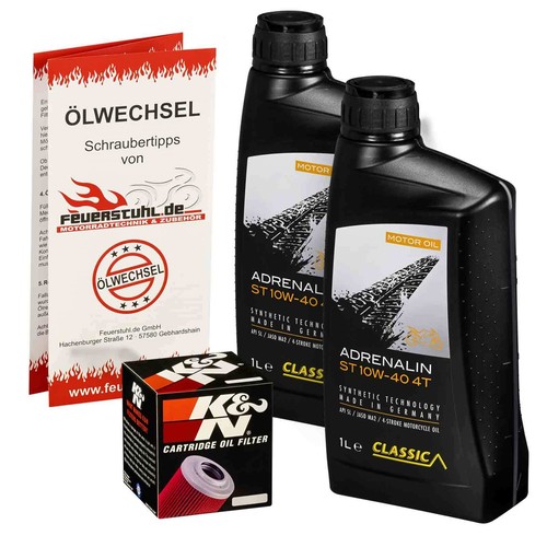 Kit cambio olio adrenaline - olio, adrenaline/k&n
