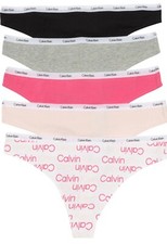 Calvin Klein Biancheria Intima Donna Firmato Perizoma Cotone | Confezione da 5 | Large | $65
