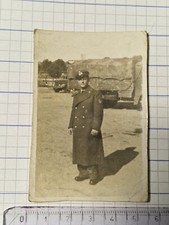 Foto Ritratto Militare cappotto lungo Camion militari Pia223 ^