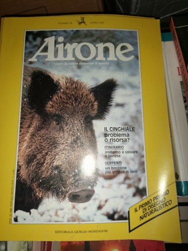 Rivista airone aperile - rivista,