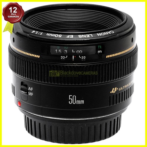 Canon 50mm usm eos af - f/1.4,