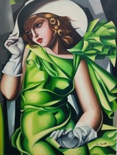 Quadro moderno dipinto mano - quadro,