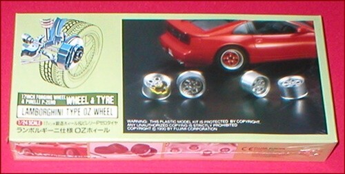 Fujimi set ruote pneumatici - set,
