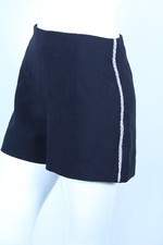 ZARA SHORT PANTALONCINO NERO CON PERLE TG  SIZE S
