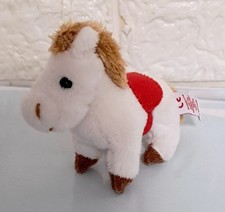 Peluche pupazzo Trudi sweet collection cavallo cavallino sella rossa 8 x 12 cm