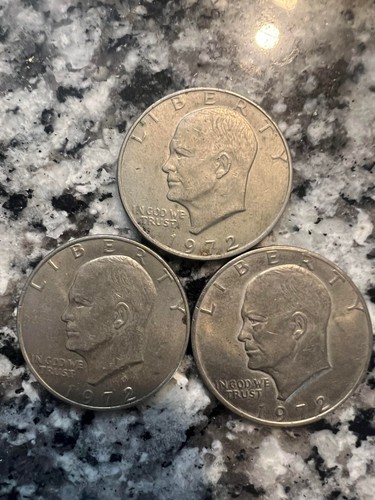 1972 eisenhower dollar ike - eisenhower, one