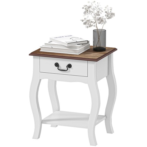 Homcom comodino moderno - homcom, con