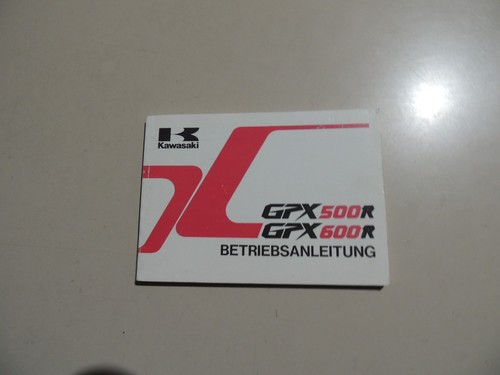 Manuale guidatore kawasaki - kawasaki, gpx