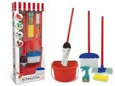 Set Pulizie Giocattolo Teorema Kit Casa Bambini Scopa Mocio Secchio 12 pz