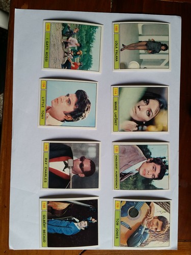 Panini figurine cantanti - figurine,