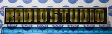 ADESIVO STICKER VINTAGE AUTOCOLLANT AUFKLEBER RADIOSTUDIO KING SIZE