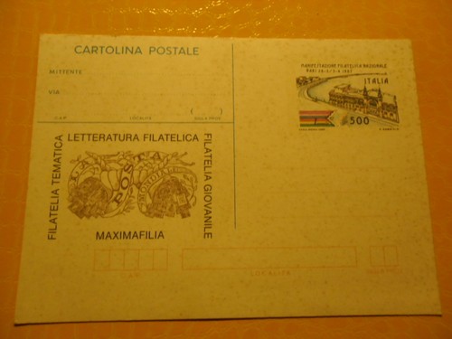 Bari 1987 cartolina postale - bari,