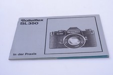 ✅ ROLLEI, ROLLEIFLEX SL350 FOTOCAMERA MANUALE ISTRUZIONI ORIGINALE TEDESCO 133-1