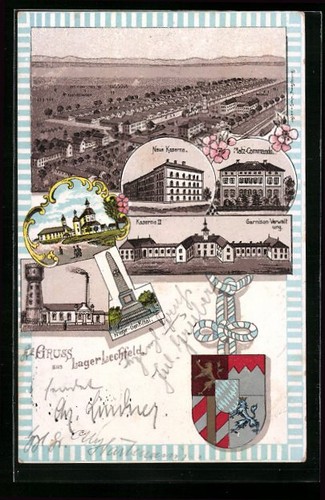 Litografia lager lechfeld - lager,
