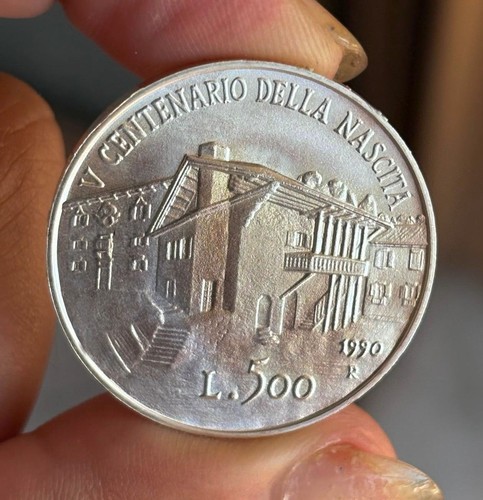Nascita tiziano 500 lire 1990 - tiziano,