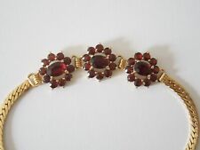 Bracciale Granato Fiori