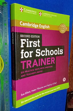LIBRO;  First for schools trainer. With answers. Per le Scuole superiori. 2014