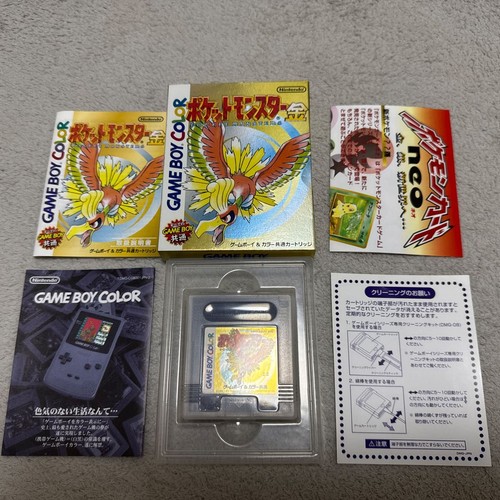 Pokemon oro game boy color - game,