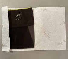 1 paio calze vintage Hanes coscia alta nylon 10 lunghe marroni nuove, NOS, senza scatola