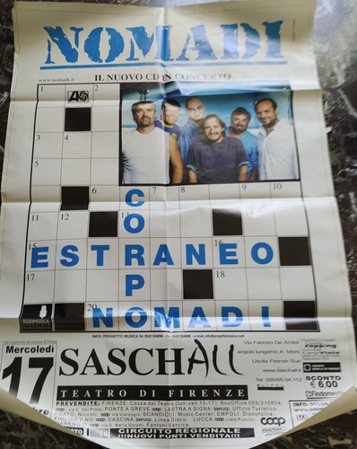 Nomadi locandina poster tour - locandina,