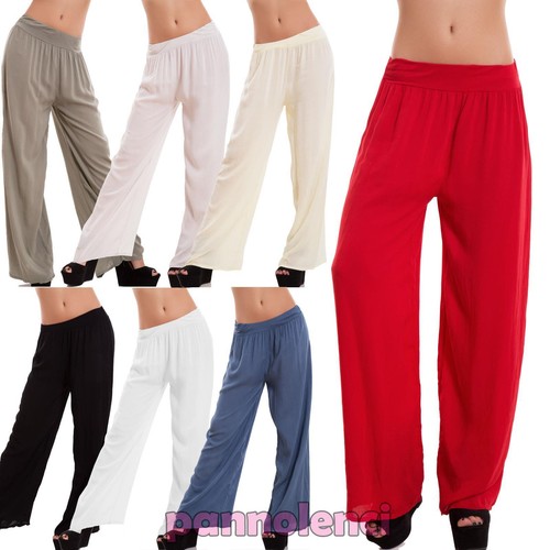 Pantaloni donna palazzo