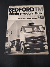 1977 NUOVO BEDFORD TM AUTOCARRO GM CABINA CAMION  PUBBLICITA EPOCA VINTAGE AD