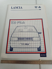 5p cartella stampa originale 1987 Autobianchi Y10 Fila lingua tedesco