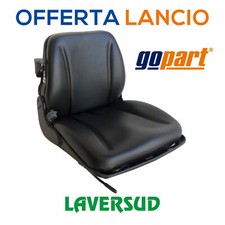 Sedile Omologato con Molleggio Incorporato Trattore Muletto e Carrello Elevatore