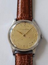 IWC-INTERNATIONAL WATCH Co.-"CALATRAVA"-MANUALE-1945-TUTTO ACCIAIO-CALIBRO 60