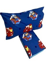 Completo lenzuola in flanella Avengers Marvel per letto Singolo J970