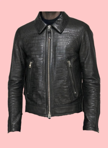 Giacca uomo nera - , coccodrillo