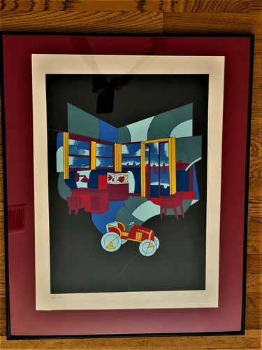 Ugo nespolo serigrafia senza - nespolo,,