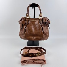 Borsa a mano Miu Miu in pelle