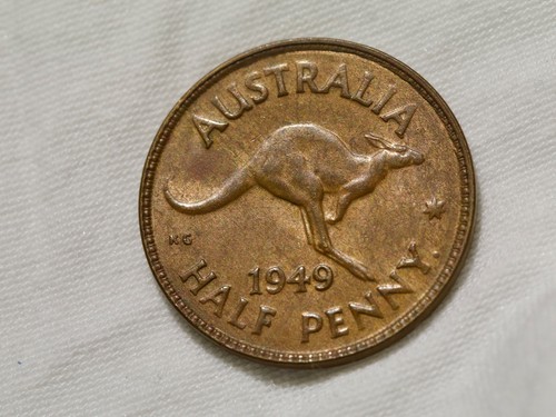 Australia mezzo penny 1949