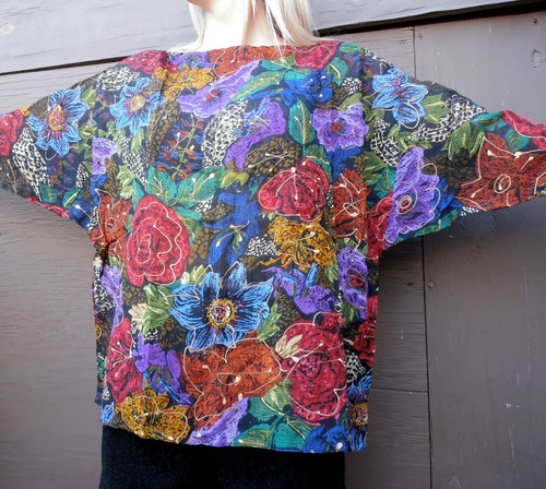 Camicetta vintage rose splash