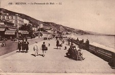 Cartolina mentone menton - cartolina,