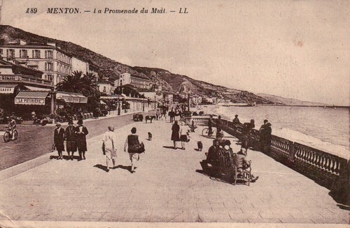 Cartolina mentone menton - di,