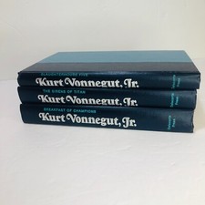VTG KURT VONNEGUT JR 3 HB Book Collection  Slaughterhouse Five, Sirens of Titan