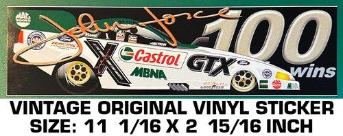 John force 100 - wins, castrol