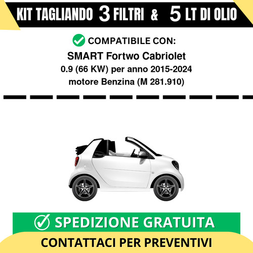 Tagliando per smart - smart, fortwo