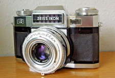 Contax Ikon Contaflex Super B fotocamera reflex pellicola 35 mm con Tessar 50 mm f/2 ottime condizioni