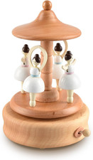 Carillon Ballerina in Legno