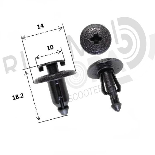 Clips rietto carena - honda, cbr