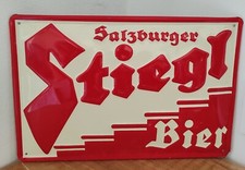 Insegna Targa Originale Birra Stiegl Metallo