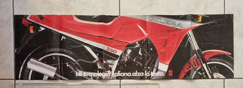 Poster moto gilera ngr 250 - gilera,