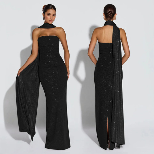 Abito sera maxi bodycon - da,