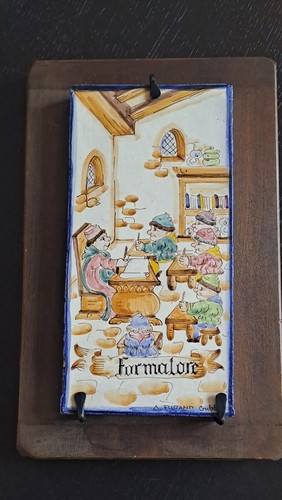 Quadro legno ceramica - quadro, in