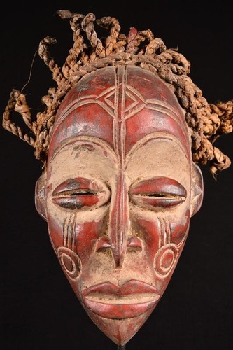 Autentica maschera chokwe - un'autentica,