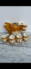 VI.BI. TORINO VIBI TEIERA CARAFFA CERAMICA 6 TAZZE VINTAGE COLLEZIONE RARO EPOCA